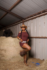 Jazzy Asymmetrical Mini Dress