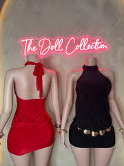 Cassie Halter Neck Backless Dress