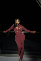 Call my Name Ribbed Pants Set