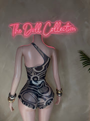 The Swirl Mesh Short Set