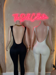 Lorie Low Back Capri Jumpsuit