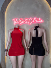 Cassie Halter Neck Backless Dress